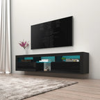 .TV228 Floating TV Stand with LED Black