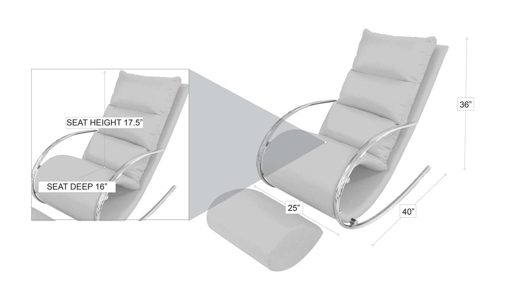 Rocking Chair Grey