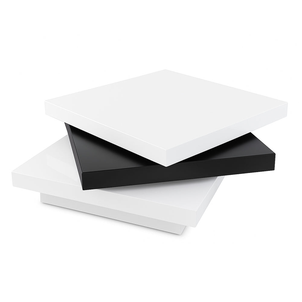 Aria Coffee Table Wht-Blk-Wht