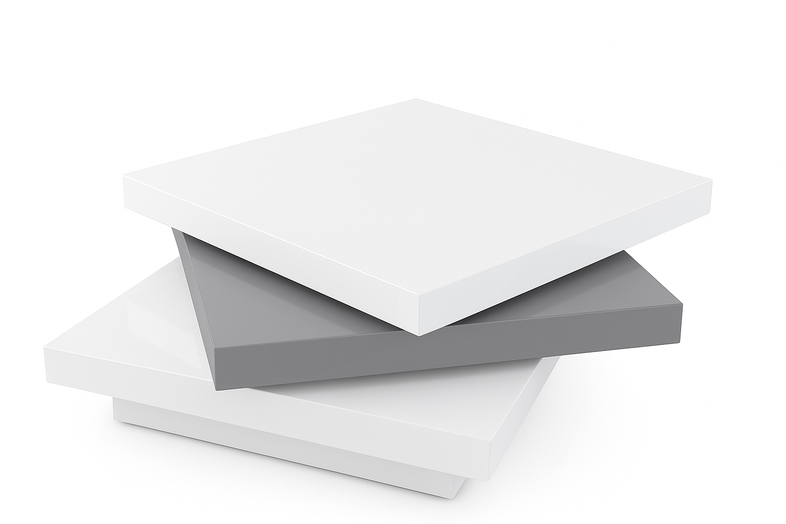 Aria Coffee Table Wht-Gry-Wht