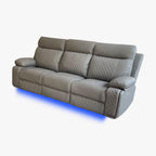 BALTIMORE POWER RECLINER SOFA GREY