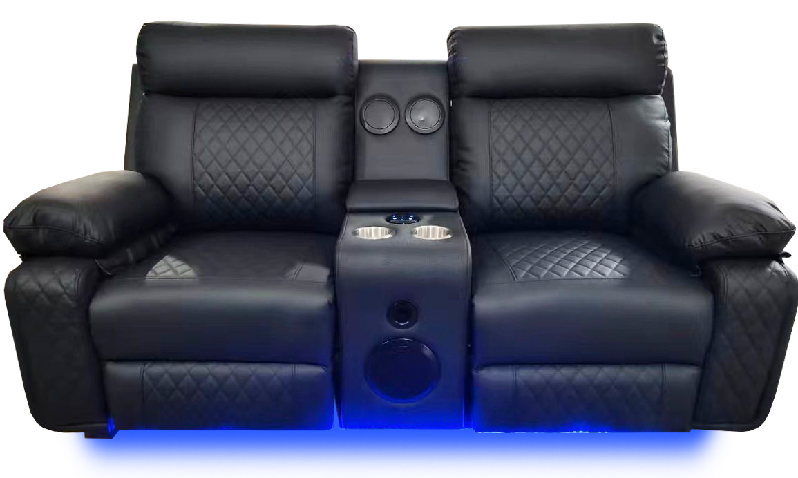 BALTIMORE POWER RECLINER LOVESEAT BLACK