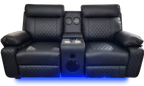 BALTIMORE POWER RECLINER SOFA SET BLACK