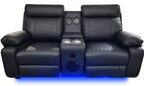 BALTIMORE POWER RECLINER LOVESEAT BLACK