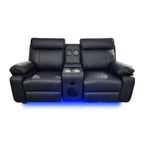 BALTIMORE POWER RECLINER LOVESEAT BLACK