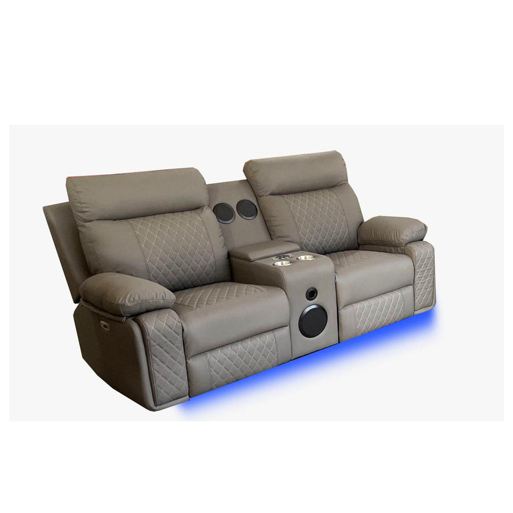 BALTIMORE POWER RECLINER LOVESEAT GREY