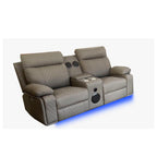 BALTIMORE POWER RECLINER LOVESEAT GREY