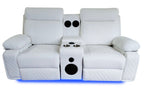 BALTIMORE POWER RECLINER LOVESEAT WHITE