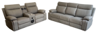 BALTIMORE POWER RECLINER SOFA SET GREY