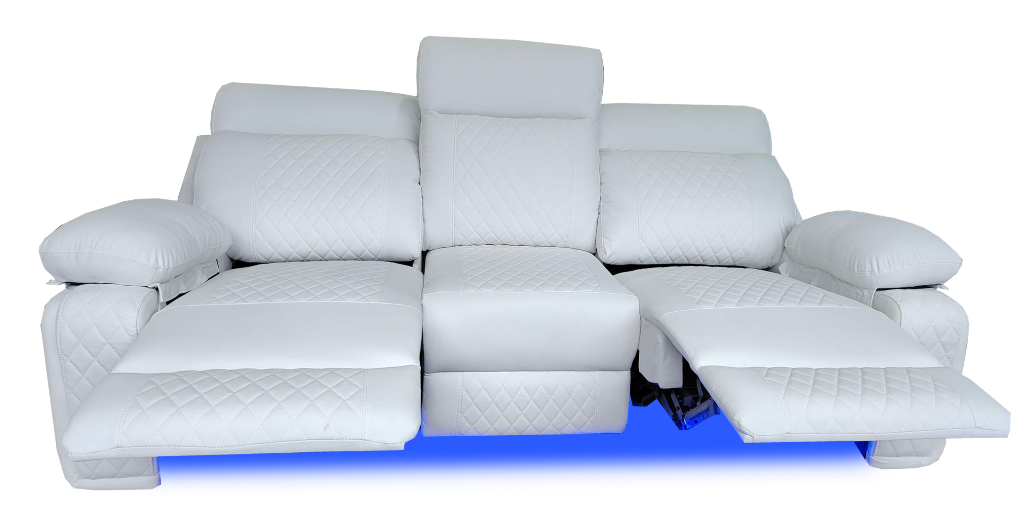 BALTIMORE POWER RECLINER SOFA SET WHITE