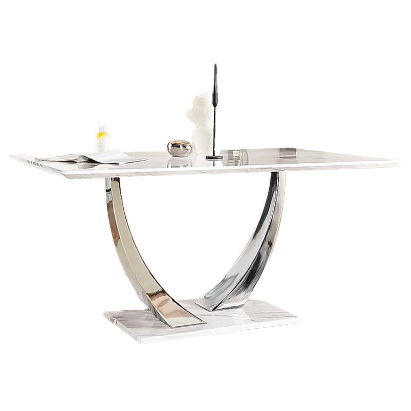 BELI DINING TABLE GREY MARBLE TOP