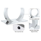 BELI DINING TABLE WHITE MARBLE TOP