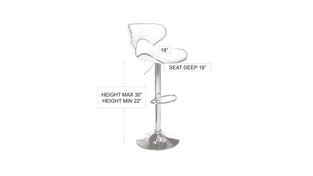 Pub Barstool White
