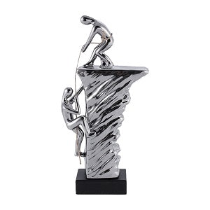 Silver Man Sculpture