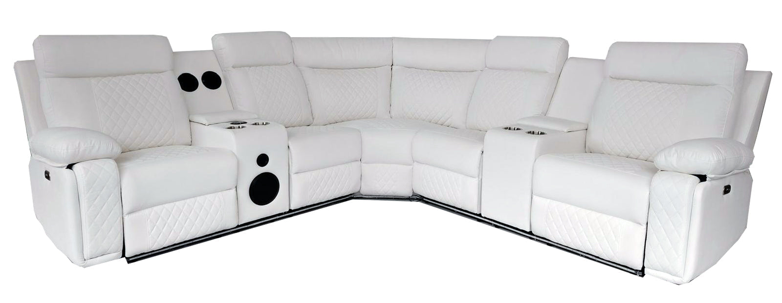 CHICAGO Power Sectional White