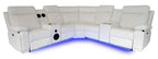 CHICAGO Power Sectional White