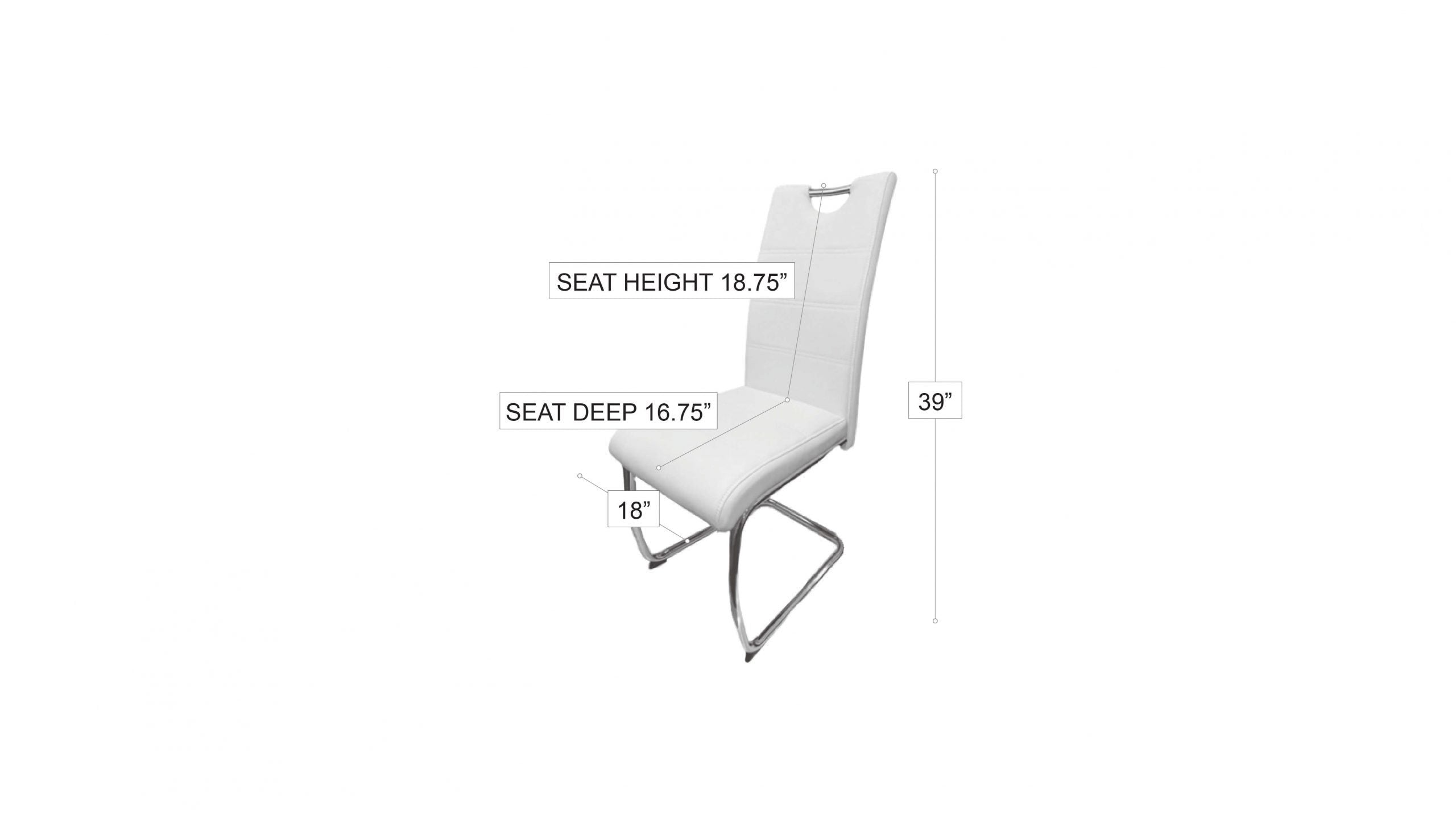 Houston Dining Chair Grey