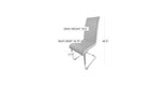 New York Dining Chair Grey & White