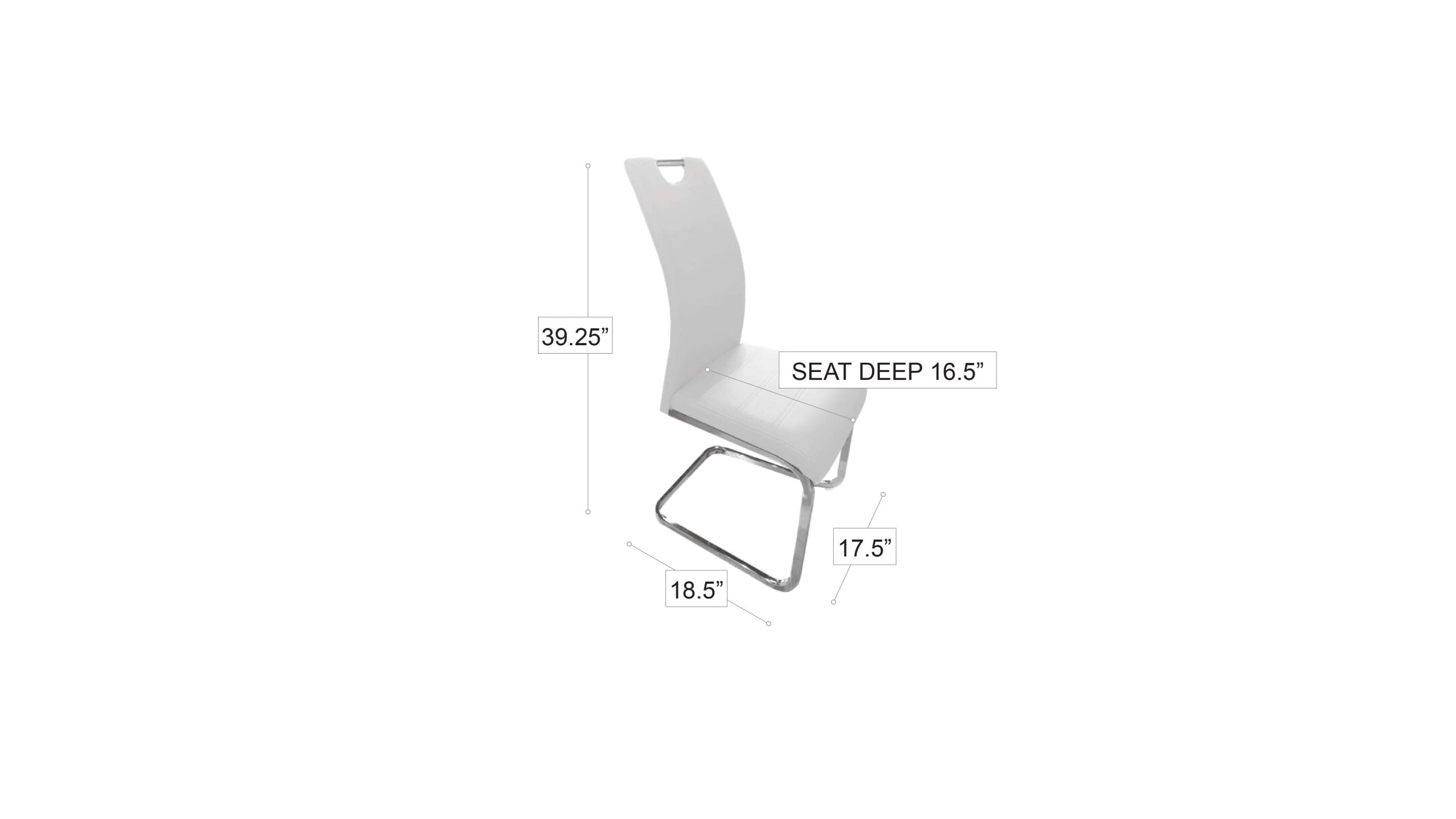 Philly Dining Chair Grey 6759-1