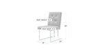 Taylor Velvet Dining Chair Grey|Gold