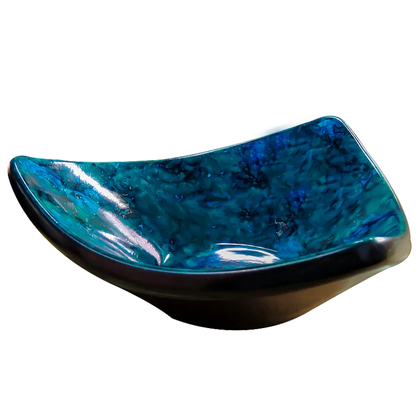 G720 DAXTON Plate Blue Mixed Home Decor 