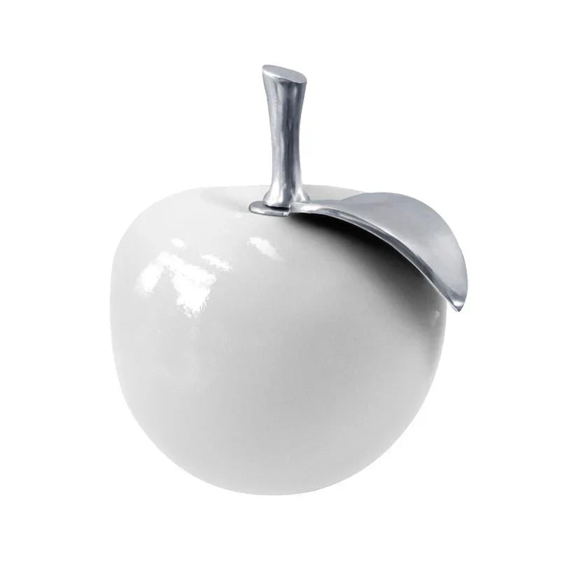 G736 APPLE Sculpture White Home Decor 1