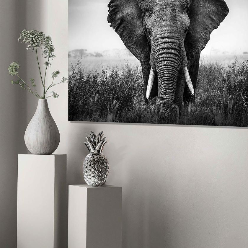 G740 PINEAPPLE Ceramic Silver Home Decor 2