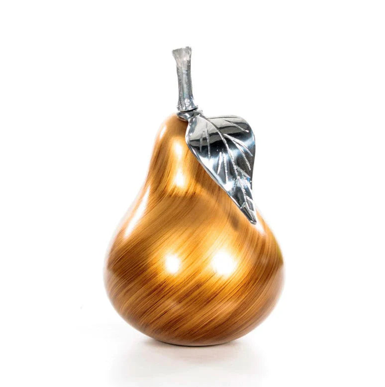 G752 PEAR Ceramic Aluminum Polished Leaf Gold 