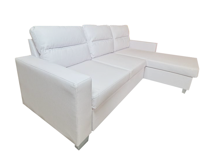 Daniel Reversible Sectional White