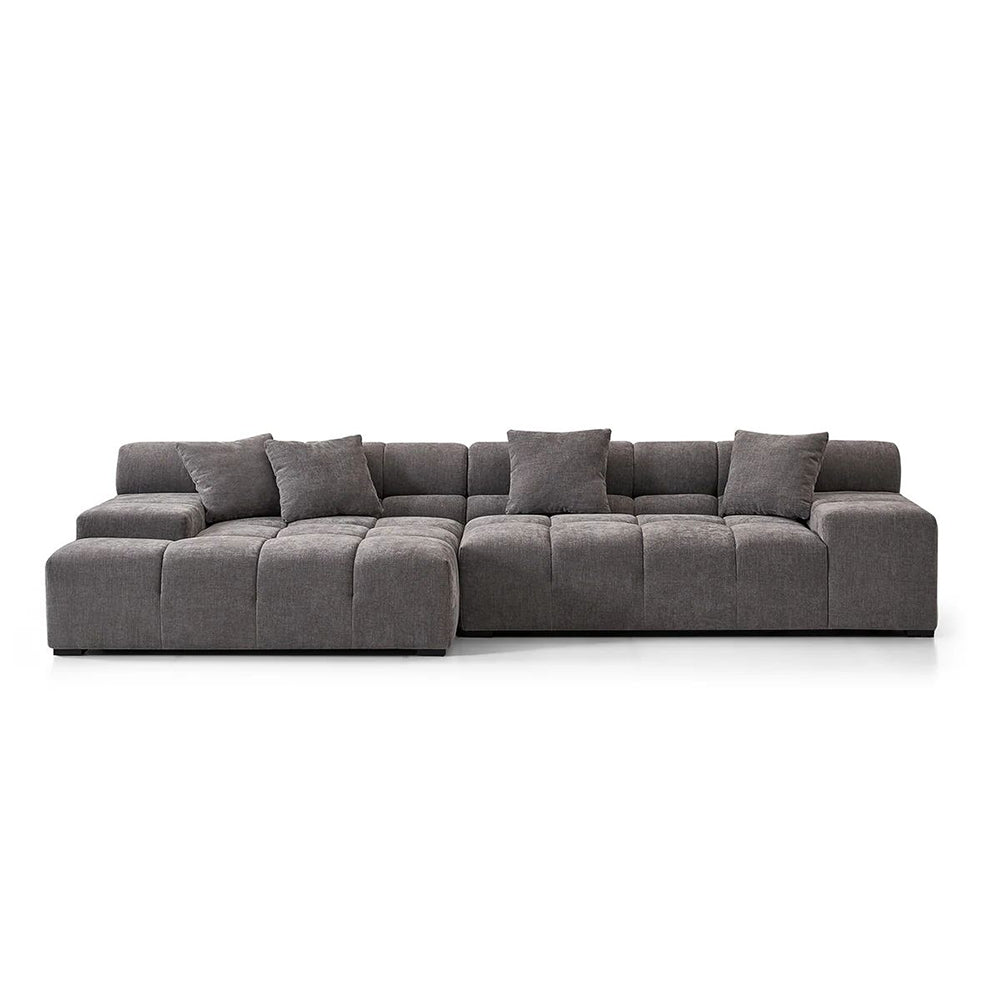 Midtown Sectional Grey LEFT
