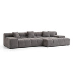 Midtown Sectional Grey RIGHT