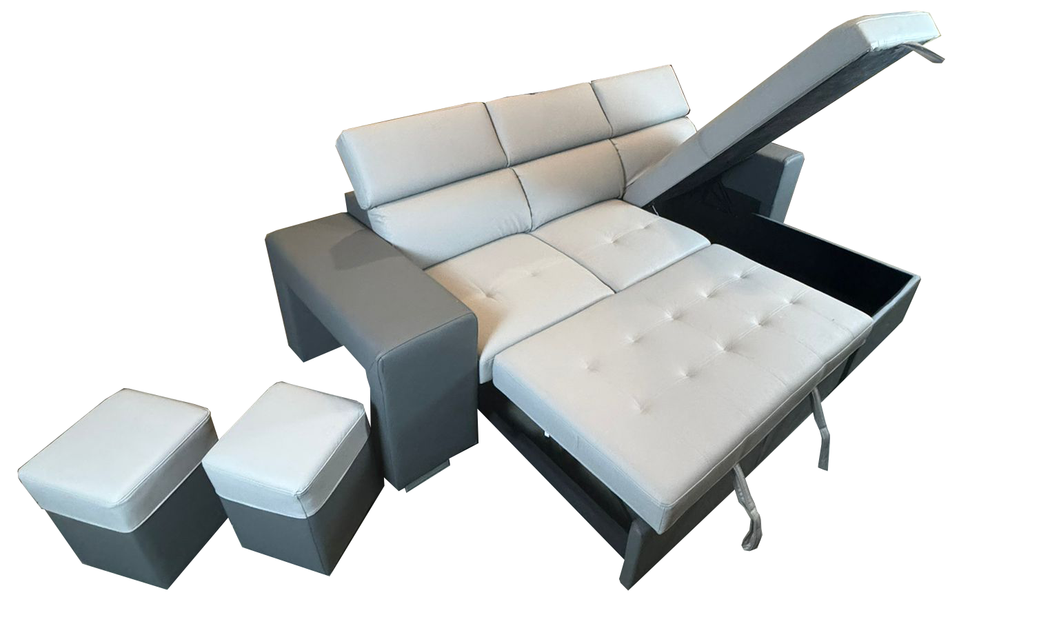 Milano REVERSIBLE Sectional Grey