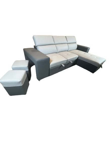 Milano REVERSIBLE Sectional Black