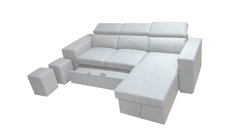 Milano REVERSIBLE Sectional White