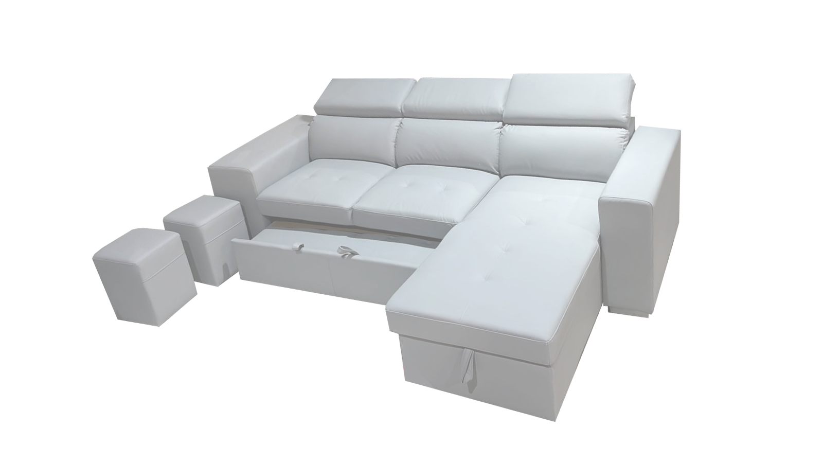 Milano REVERSIBLE Sectional White