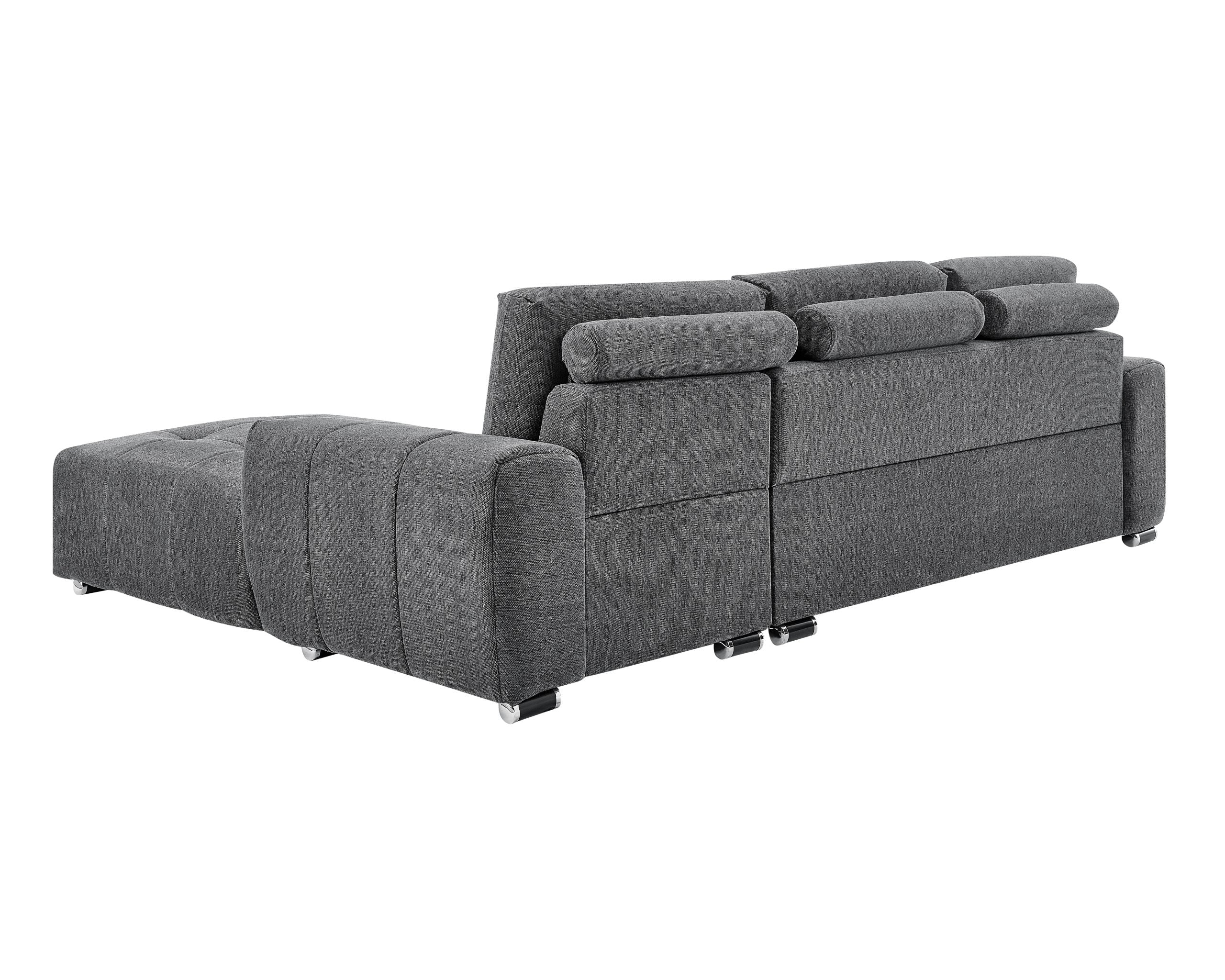 ROMA Sectional Dark Grey - LEFT