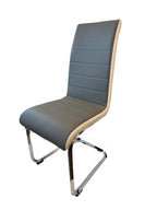 New York Dining Chair Grey & White