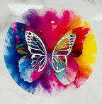 PA-3D 01 KYREL 3D Yellow Butterfly Acrylic Mirror Prints 1