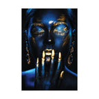 PALC-171819 Gold STARLIT Sparkling Beauty Accents Modern Acrylic Wall Art 4