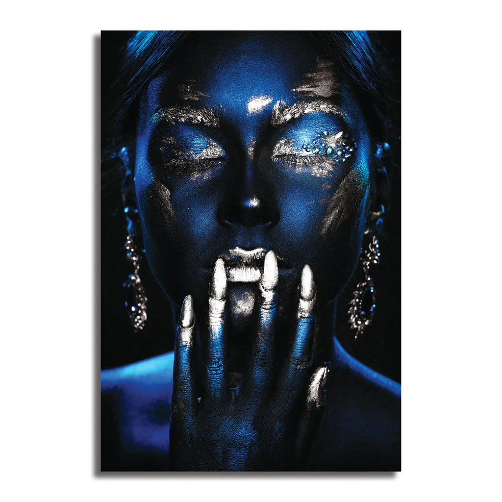 PALC-171819 Silver STARLIT Sparkling Beauty Accents Modern Acrylic Wall Art 4