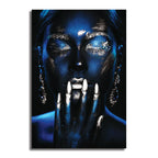 PALC-171819 Silver STARLIT Sparkling Beauty Accents Modern Acrylic Wall Art 4