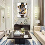 PALC-31 LEGACY Luxurious Gold Ornaments Modern Wall Art 2