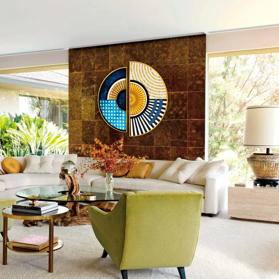 PALC-34 REVO 3D Modern Geometric Acrylic Mirror Prints 2