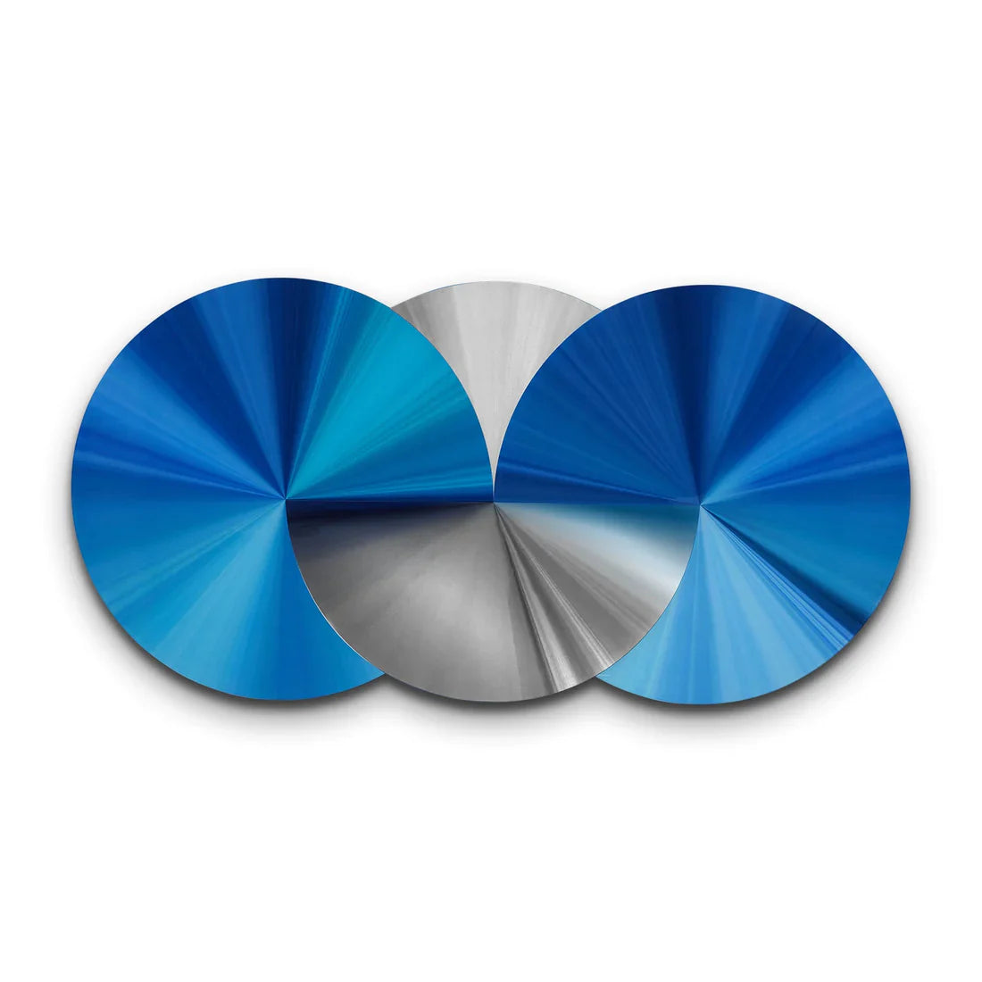 PALC-40 SILOR 3D Blue & Silver Laser Cut Circles Acrylic Prints 1