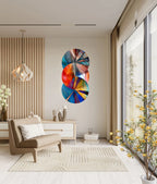 PALC-40 SILOR 3D Multicolor Laser Cut Circles Acrylic Prints 3