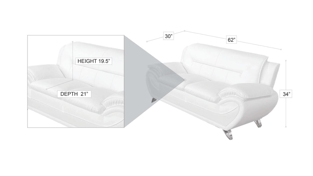 Venecia Sofa Set White