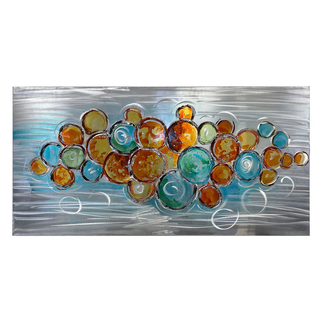 SH-190728 BUBBLES Aluminum Canvas 1