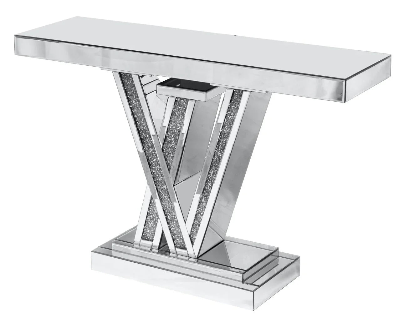 Diamond Mirror LV Console Table