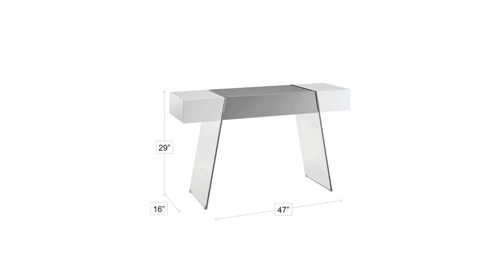 Bronx Console White Black