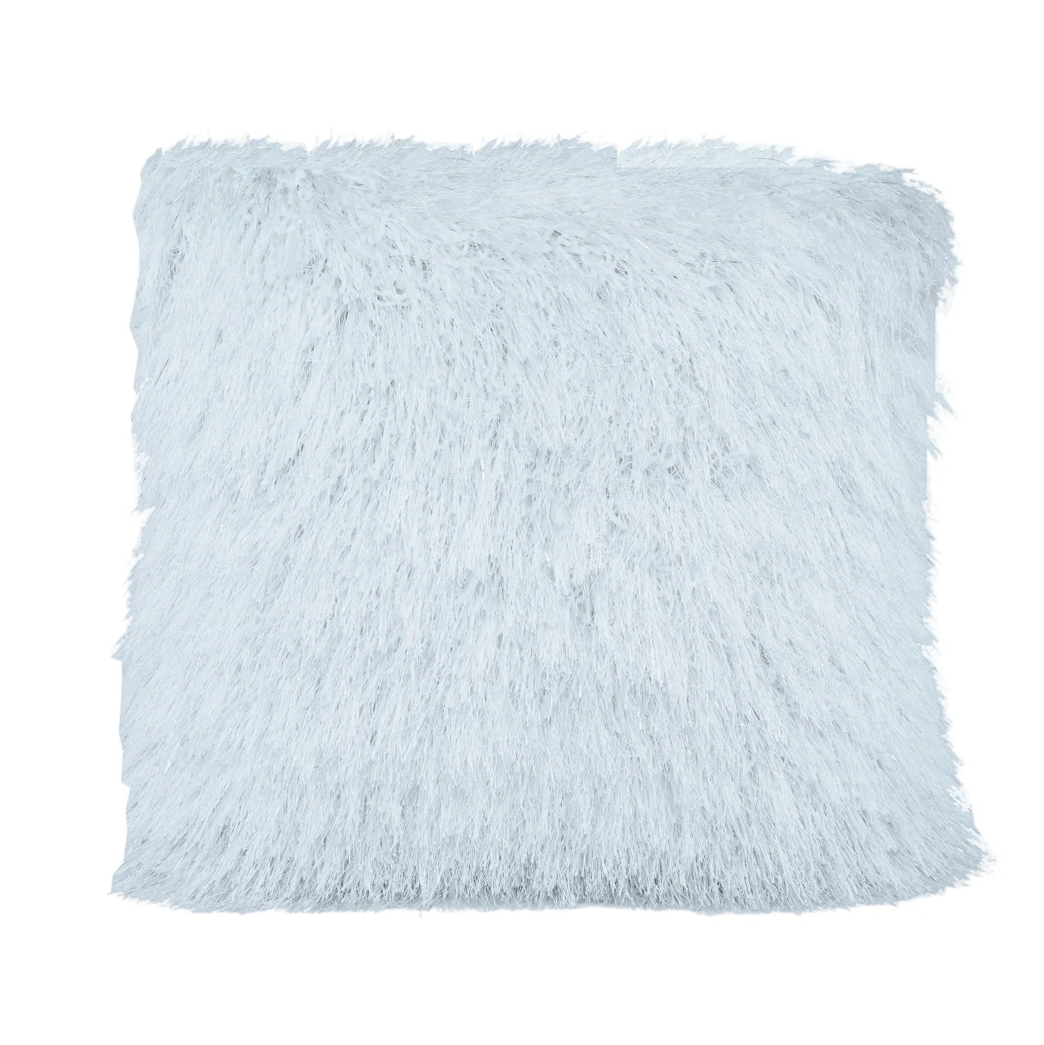 Shaggy Lurex Decorative Accent Pillows